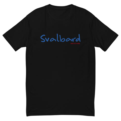 Svalbard Slogan Blue Short Sleeve T-shirt